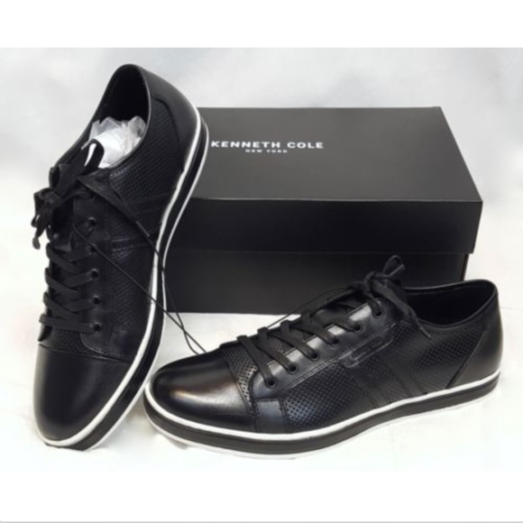 Kenneth Cole Other - Kenneth Cole Black Leather Lace Up Shoes 9.5